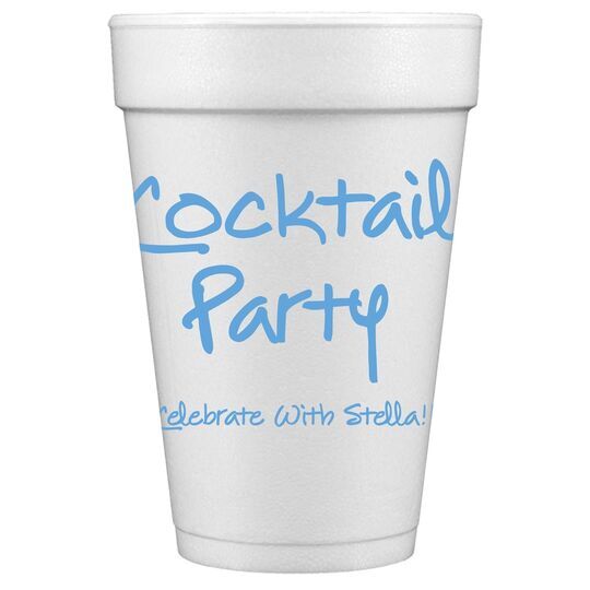 Studio Cocktail Party Styrofoam Cups